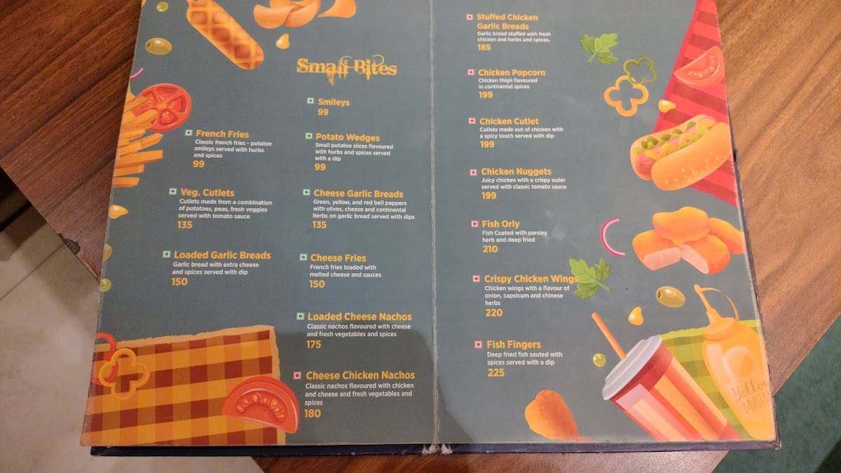 The Adhoc House, Rohtak menu