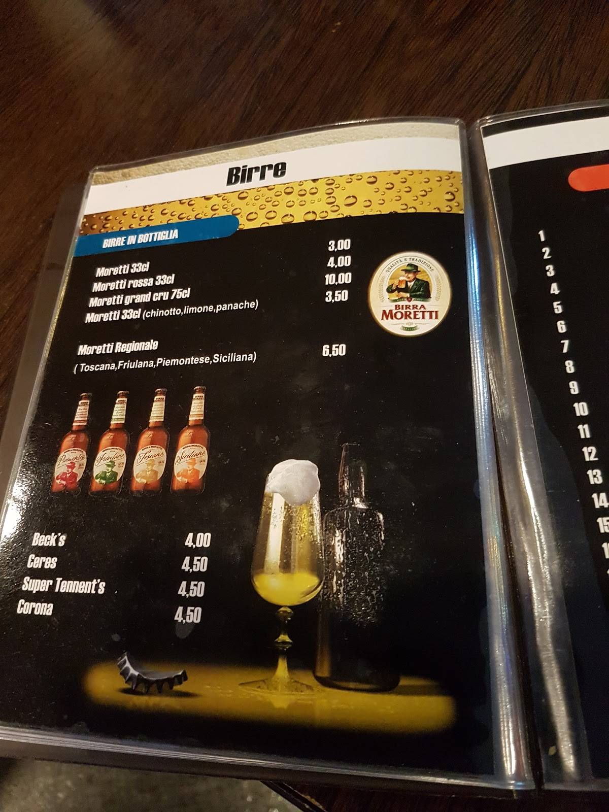 Menu di L' Alternativo Bar 