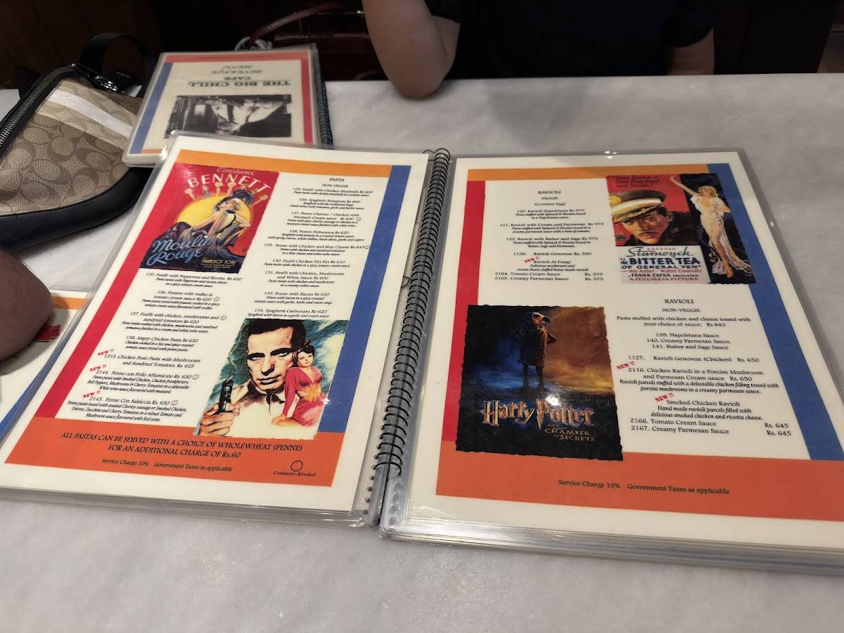 The Big Chill Cakery & Creamery menu