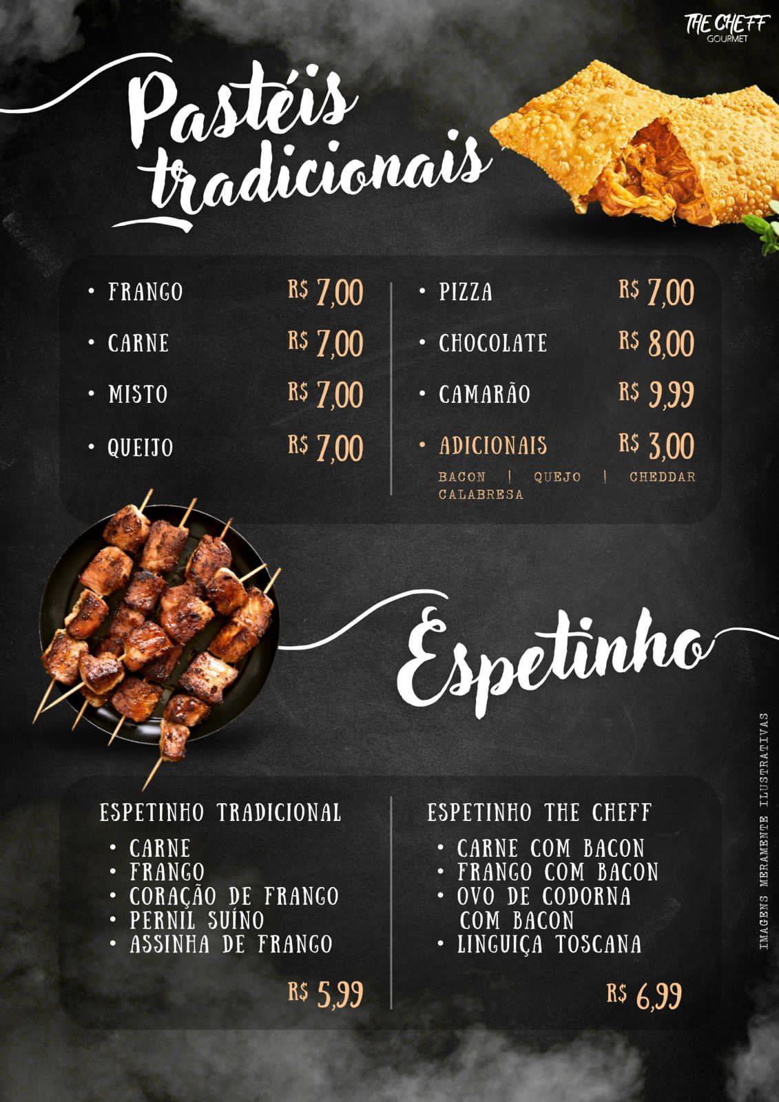 The Cheff Gourmet cardápio