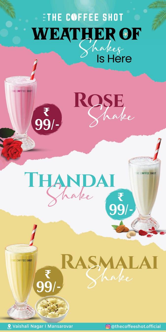 The Coffee Shot - Mansarovar menu