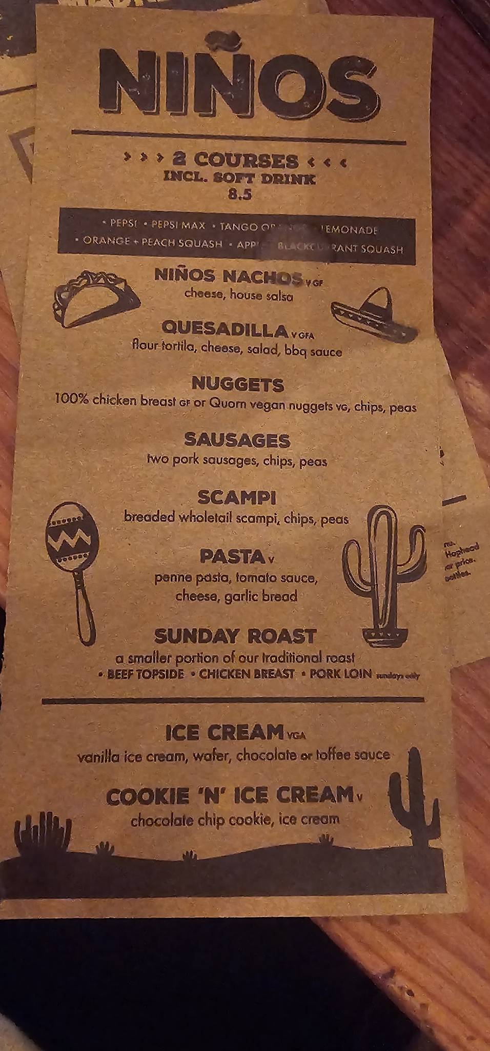 Menu at The Gate at Bournheath pub & bar, Bromsgrove