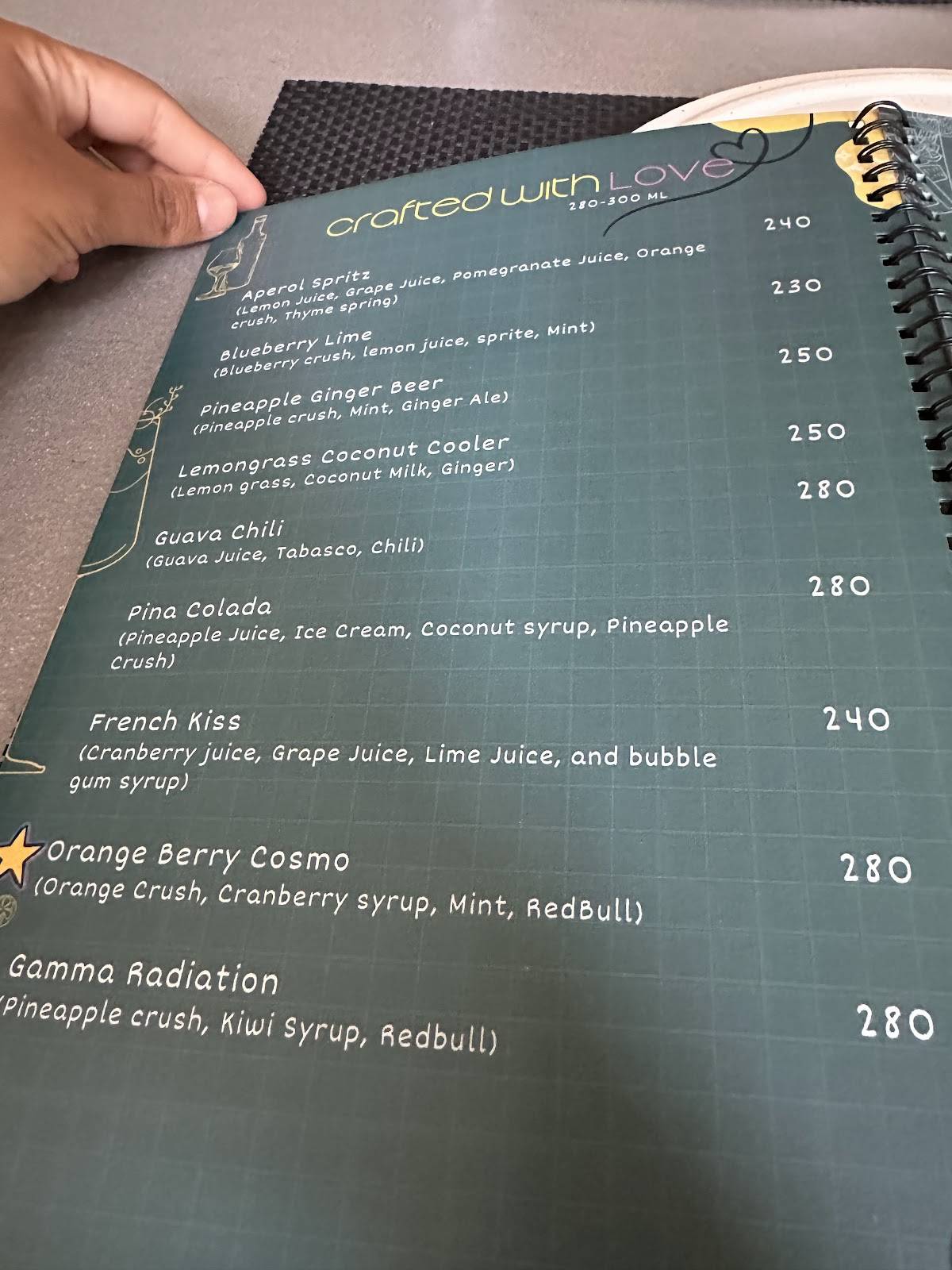 The House of Earthmonk- Anand menu