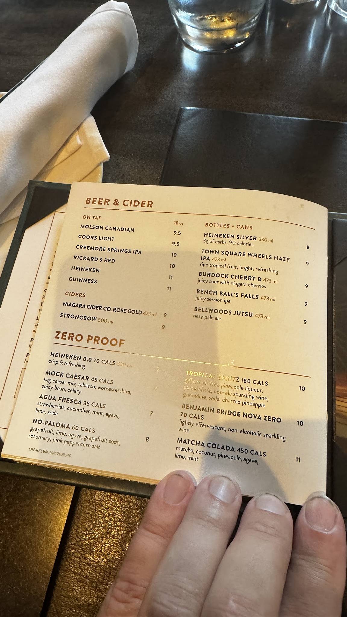 Menu de The Keg Steakhouse + Bar - Hamilton Mountain