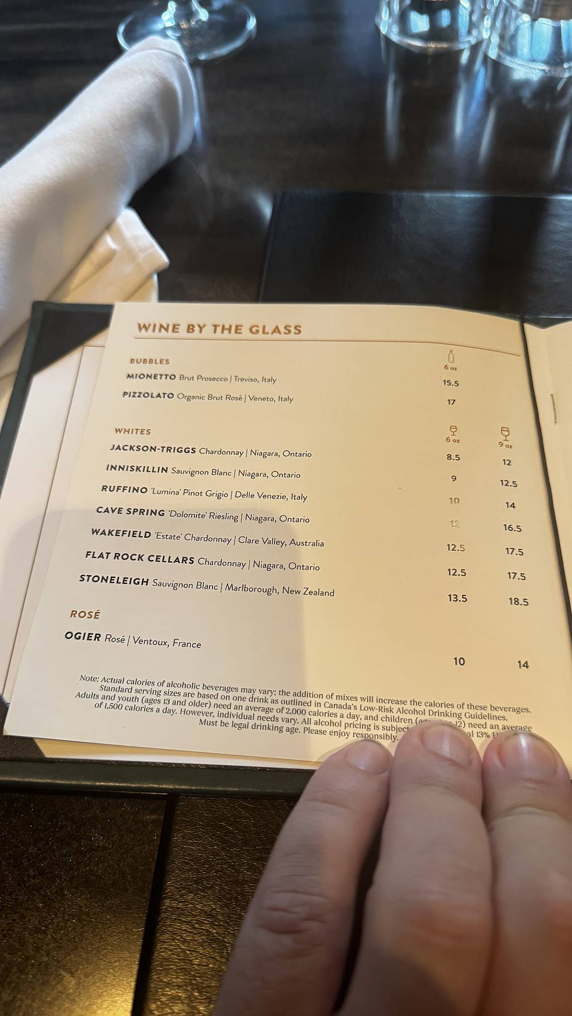Menu de The Keg Steakhouse + Bar - Hamilton Mountain