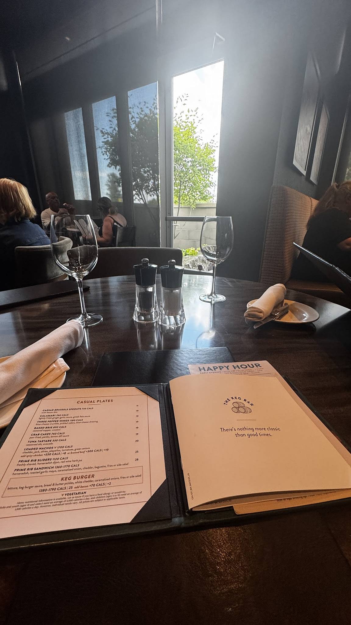 Menu de The Keg Steakhouse + Bar - Hamilton Mountain