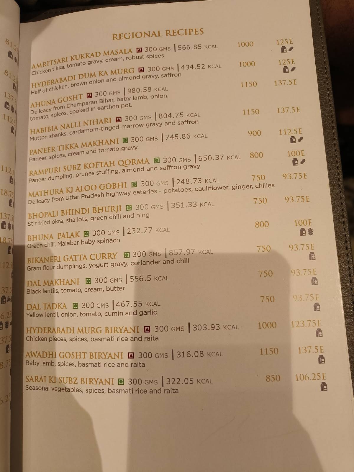 The Market menu