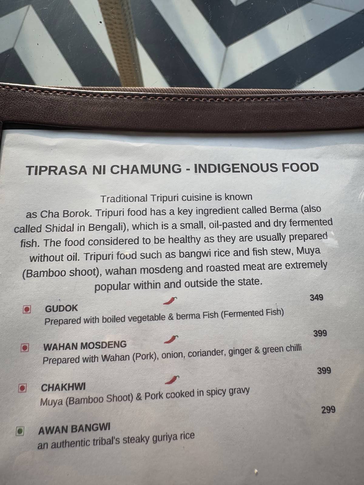 Three 81 menu