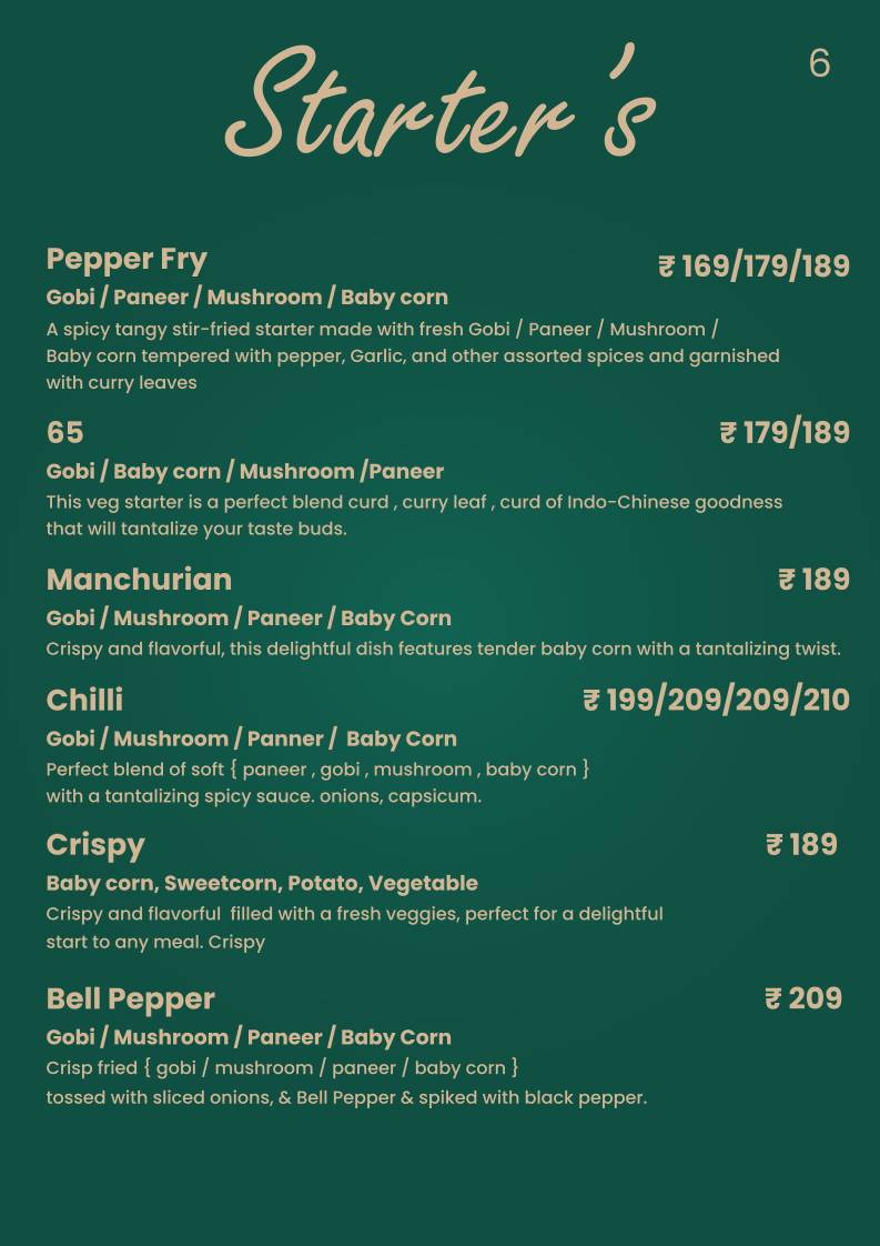 TimeSquare Cafe menu