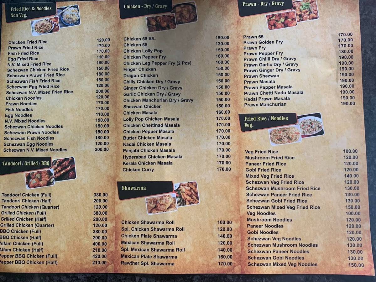 Tiny Kitchen menu