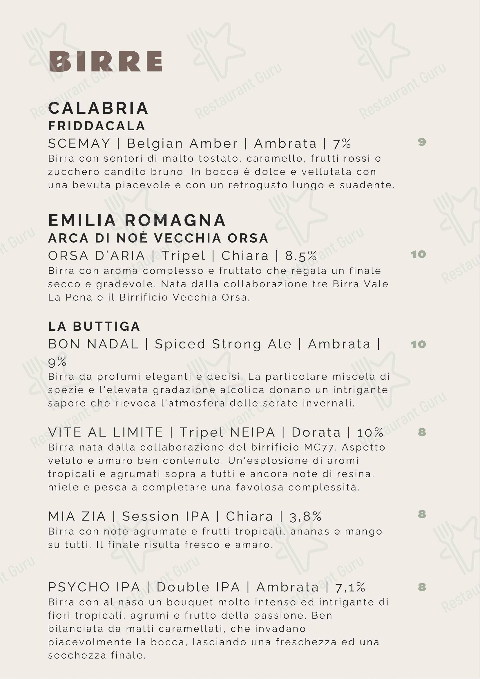 菜单 per Tipico 20 ristorante