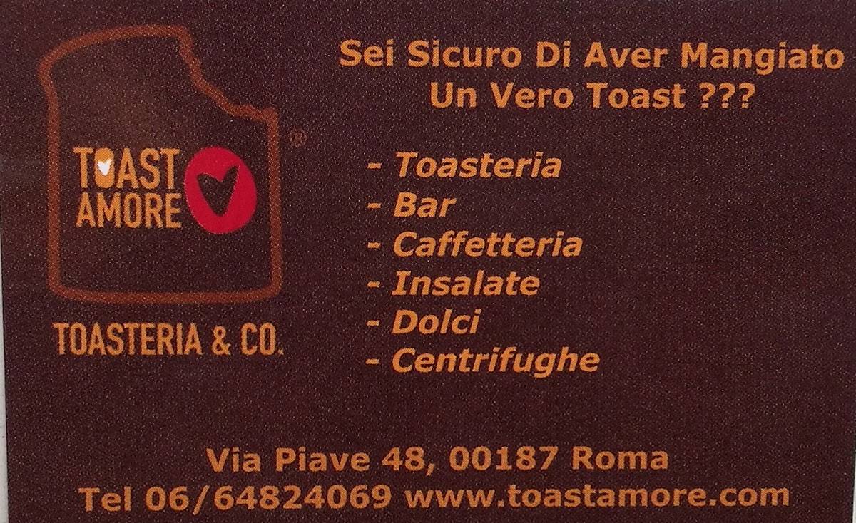 Menu di Toastamore 