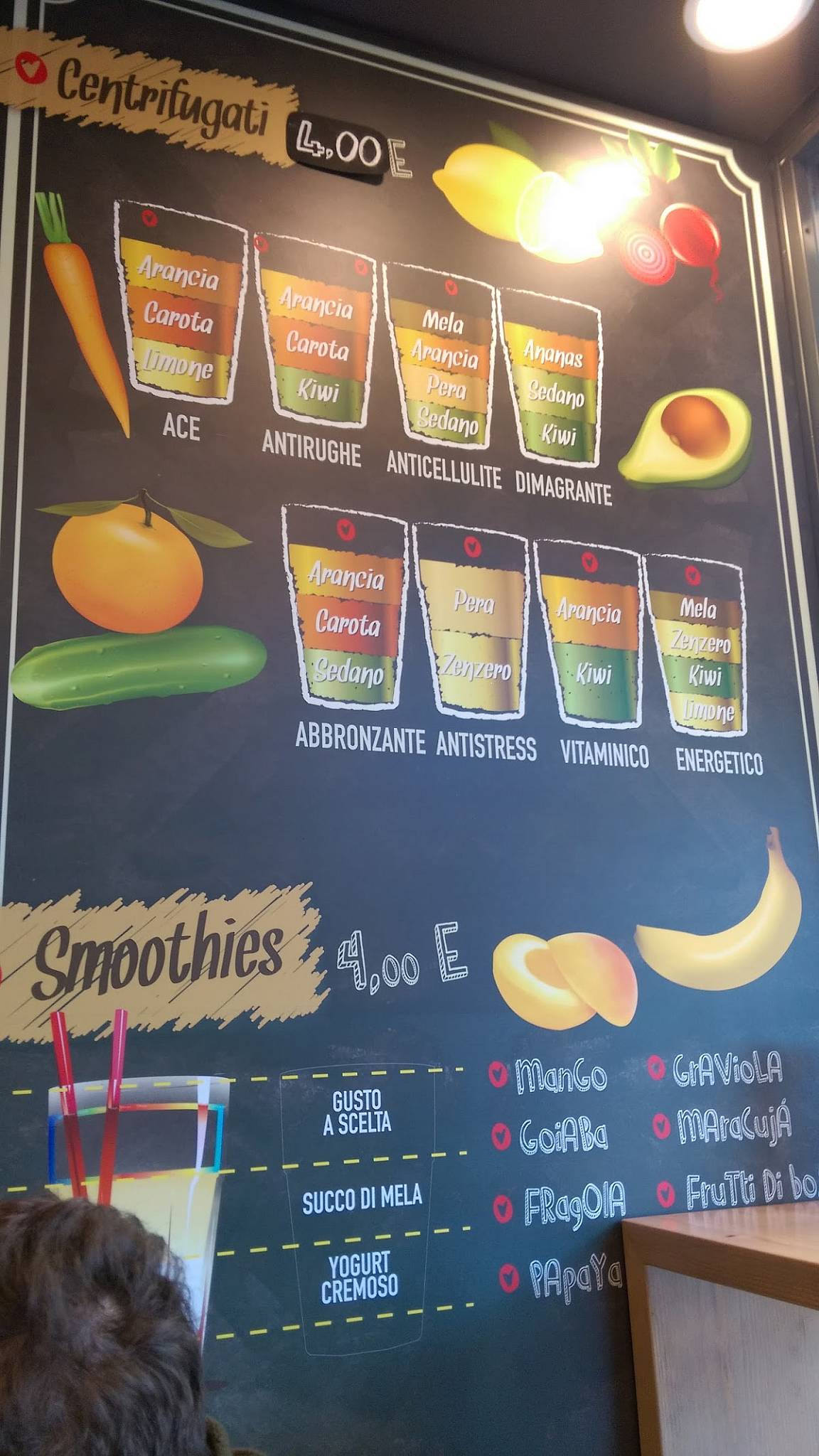 Menu di Toastamore 