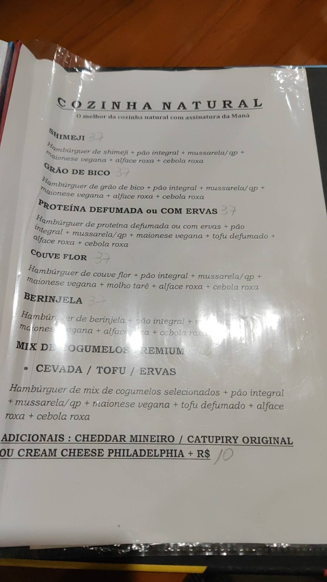 Toca do Garga cardápio
