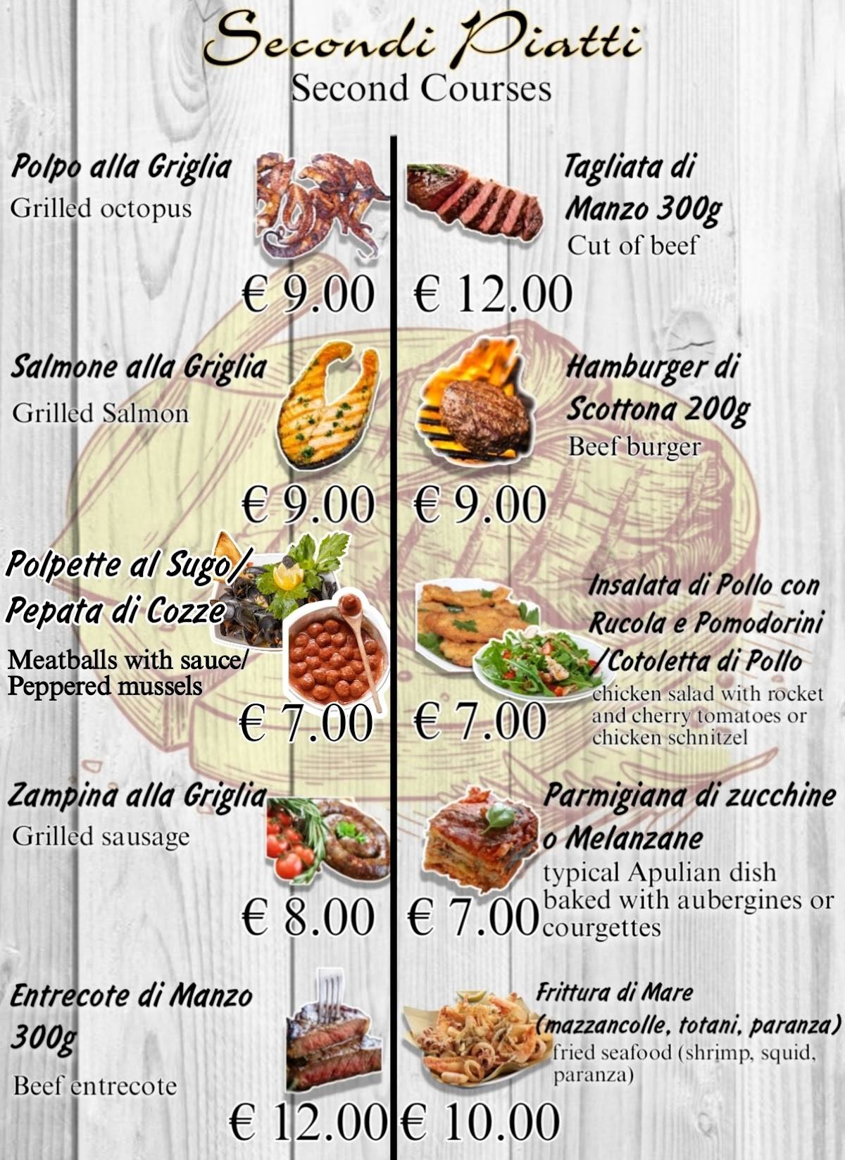 Menu di Tolesco 