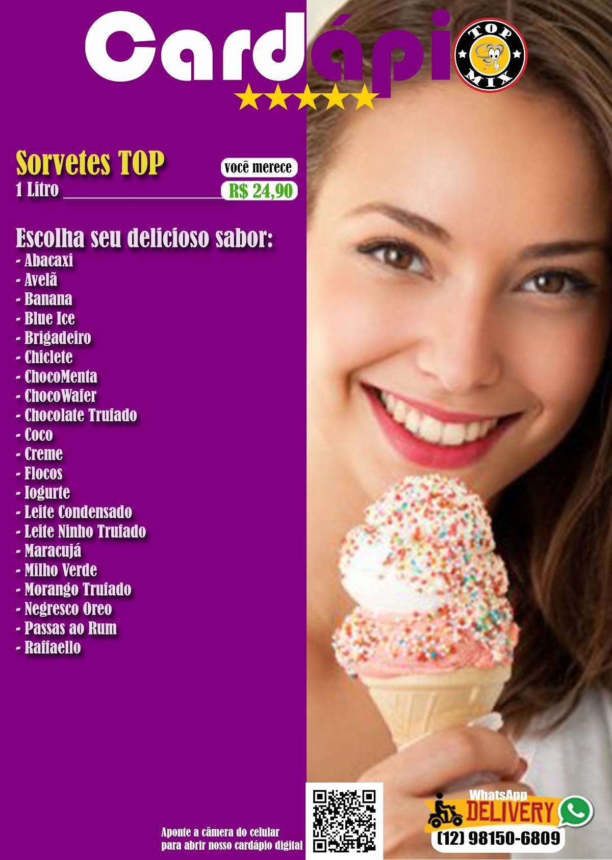Top Mix Hamburgueria e Açaí cardápio