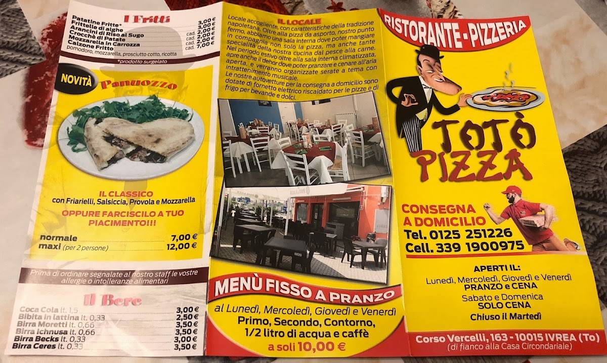 Menu di Mare'e di Alfonso SERRAPICA 