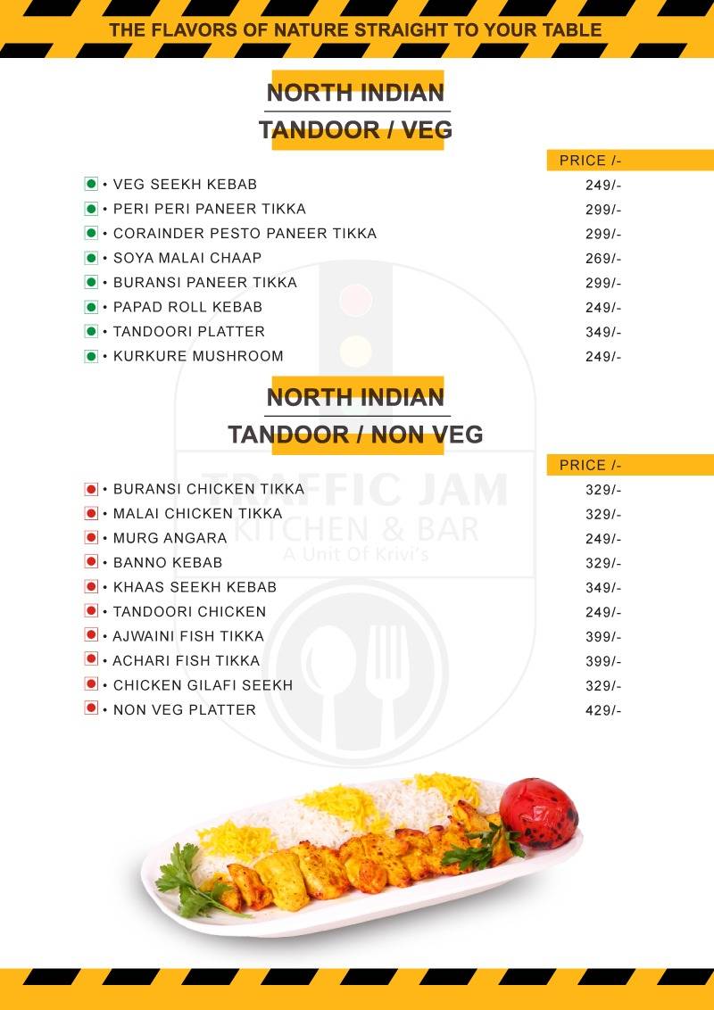 Menu at Traffic Jam Kitchen & Bar, Moradabad