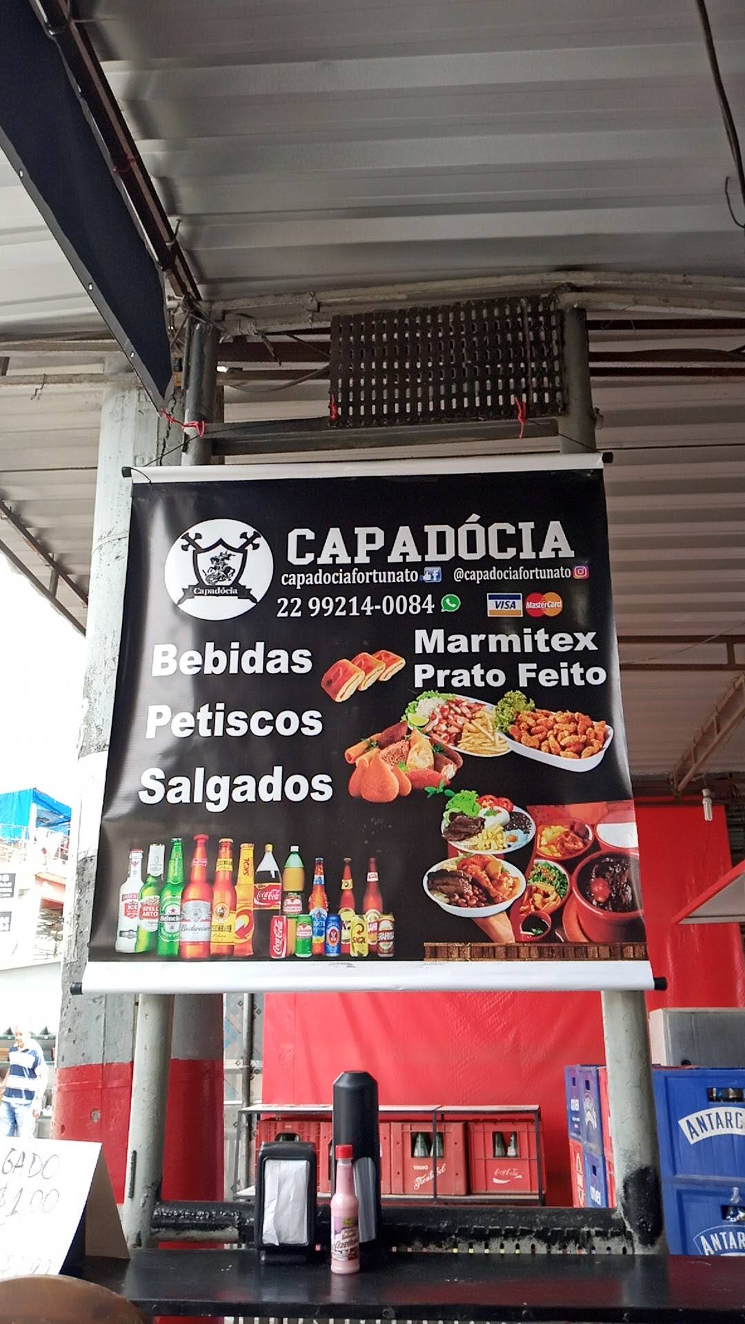 Trailler Capadócia cardápio