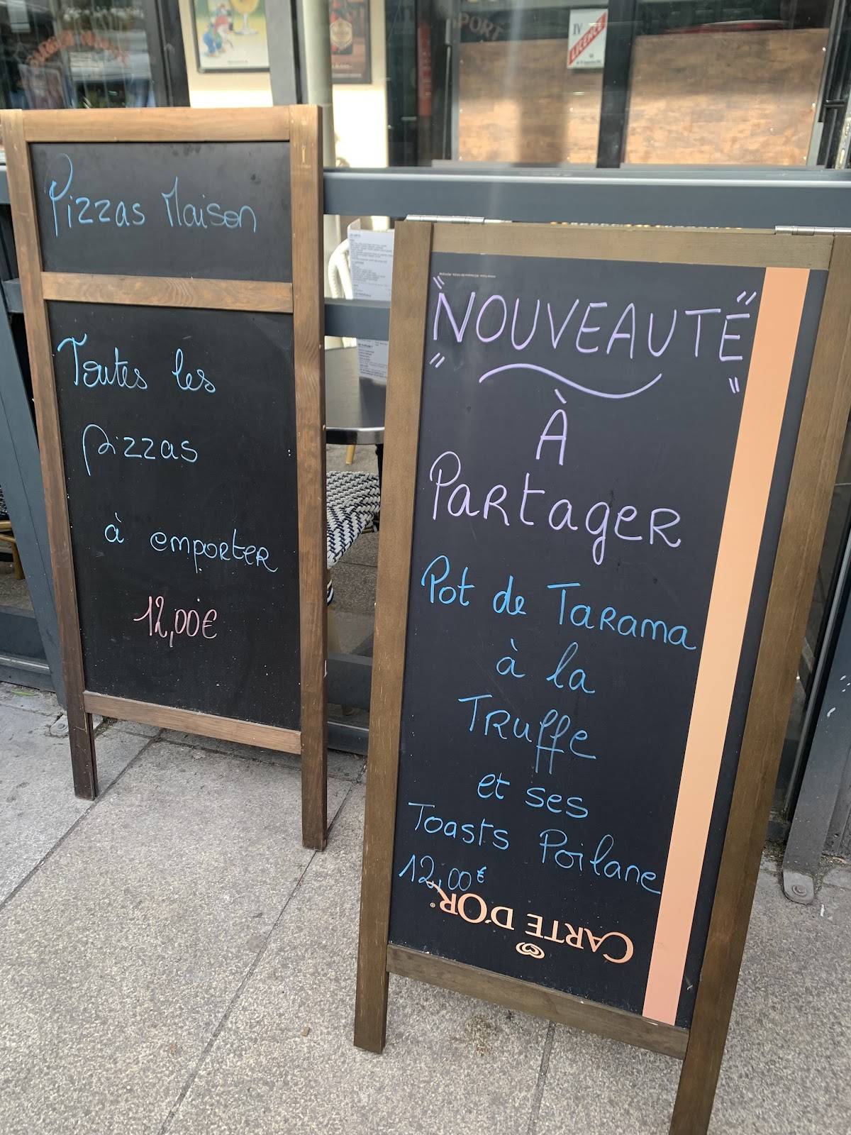 Menu de Train Pub