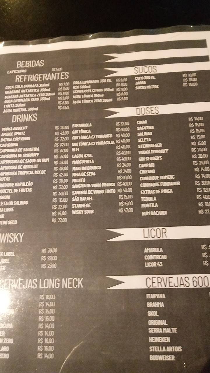 Trianon Restaurante e Pizzaria cardápio