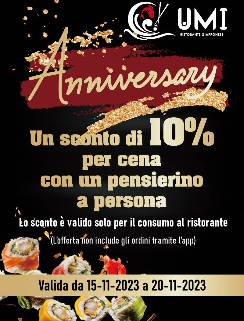 Menu di UMI SUSHI TORINO 