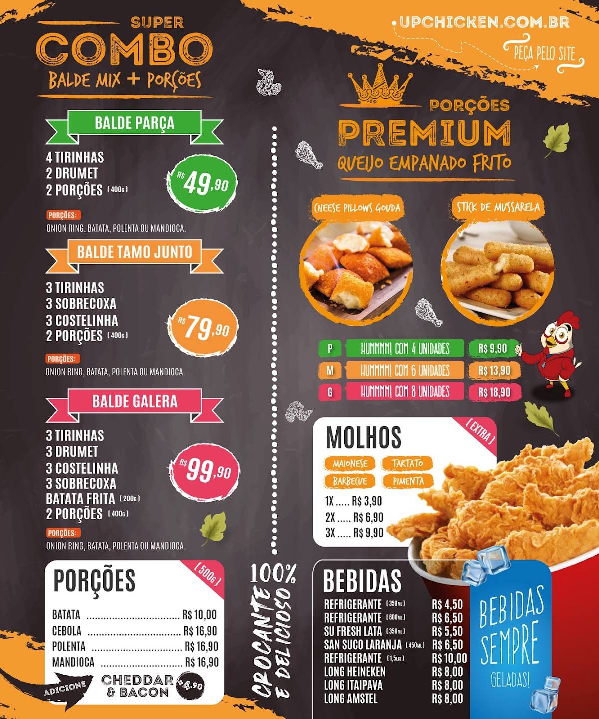 Up Chicken cardápio