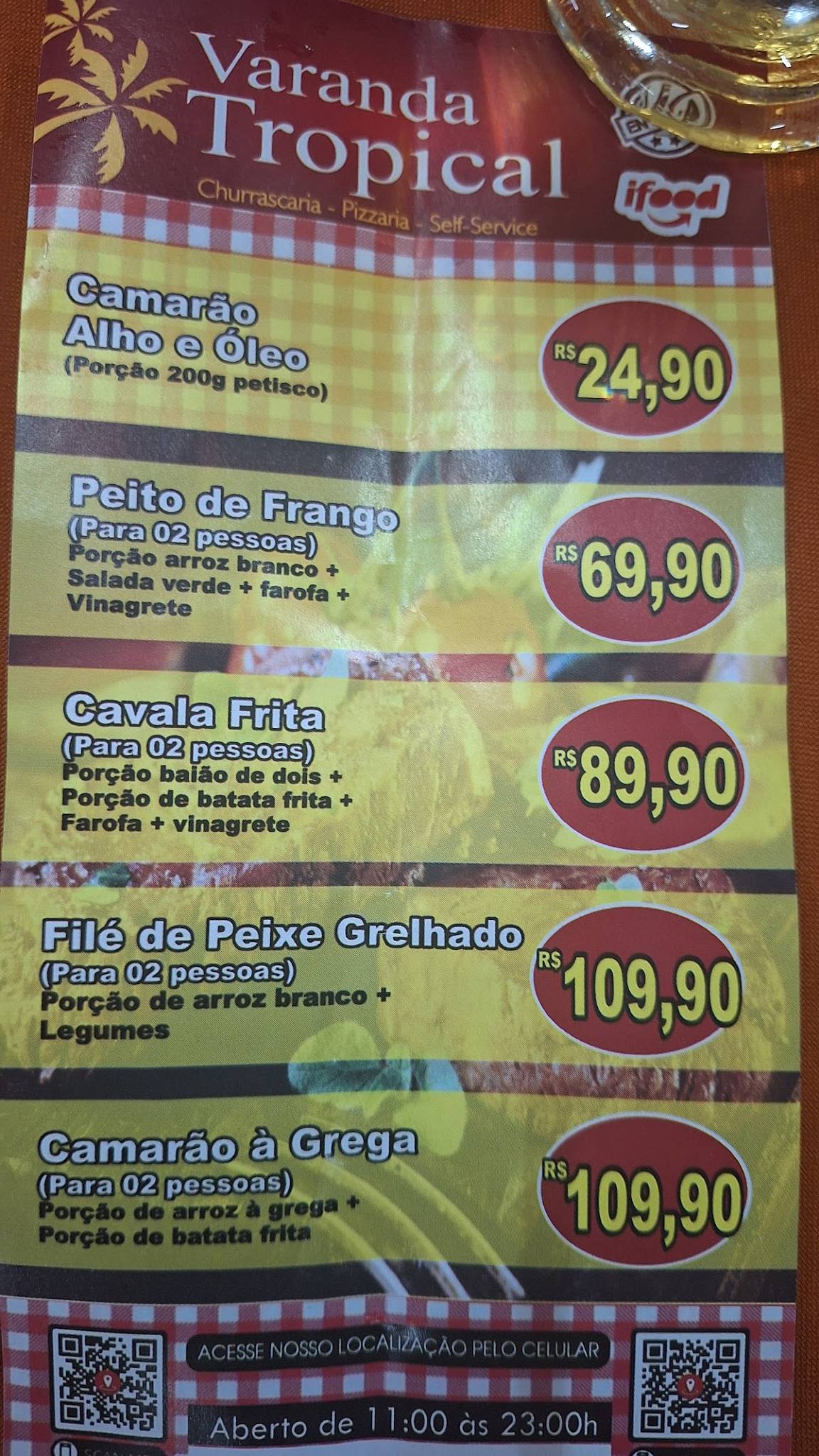 Menu em Varanda Tropical II e Picanha do José restaurante, Fortaleza ...