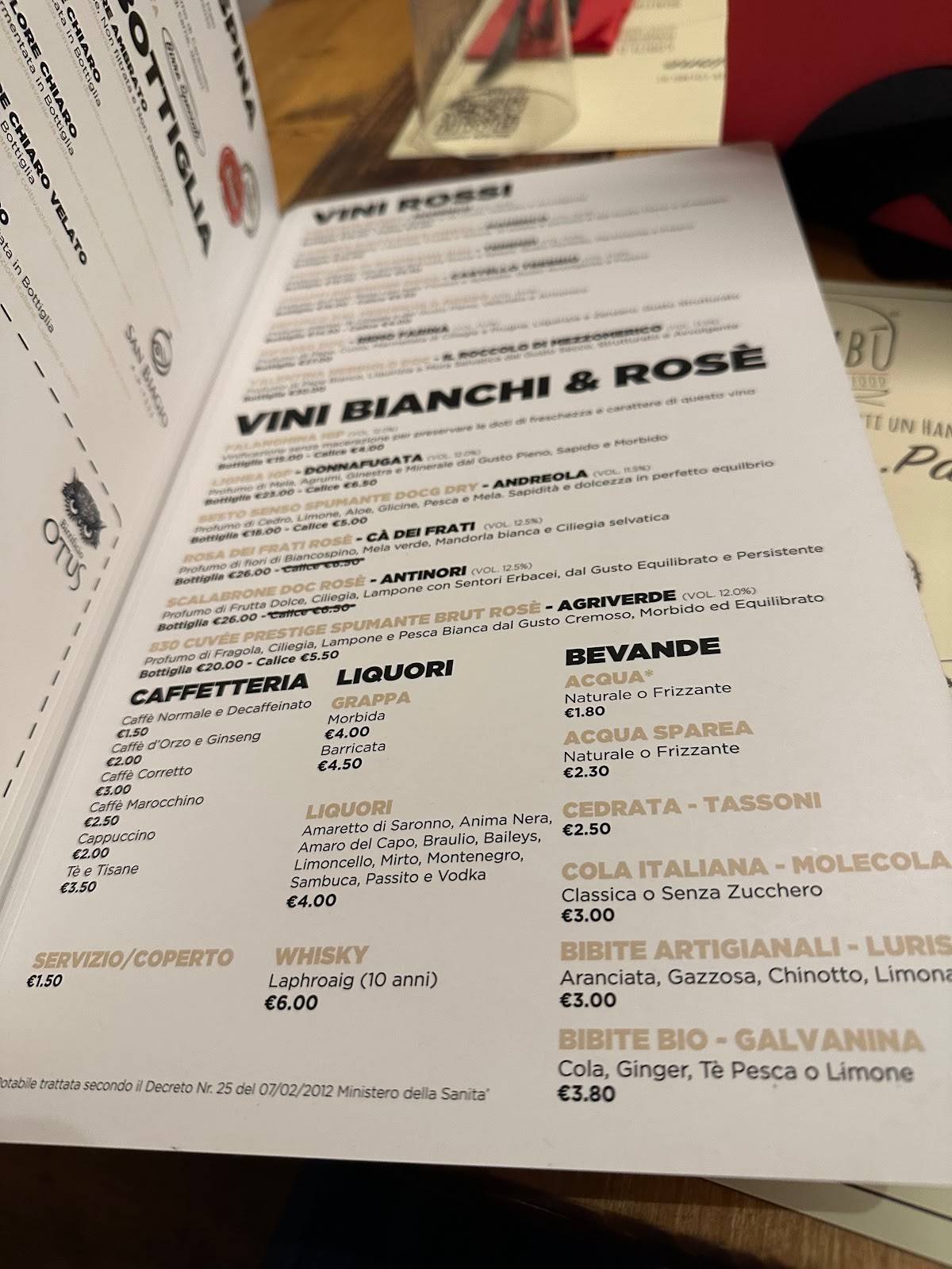 Menu di Hambù 
