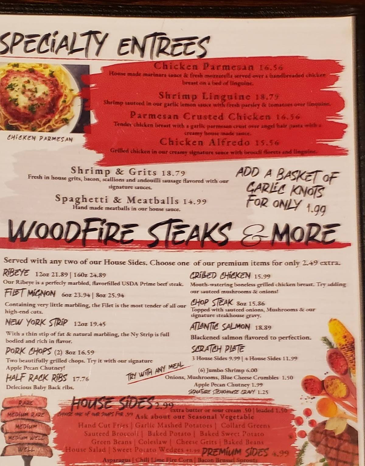 Menu at Brother's Bar & Steakhouse, Villa Rica