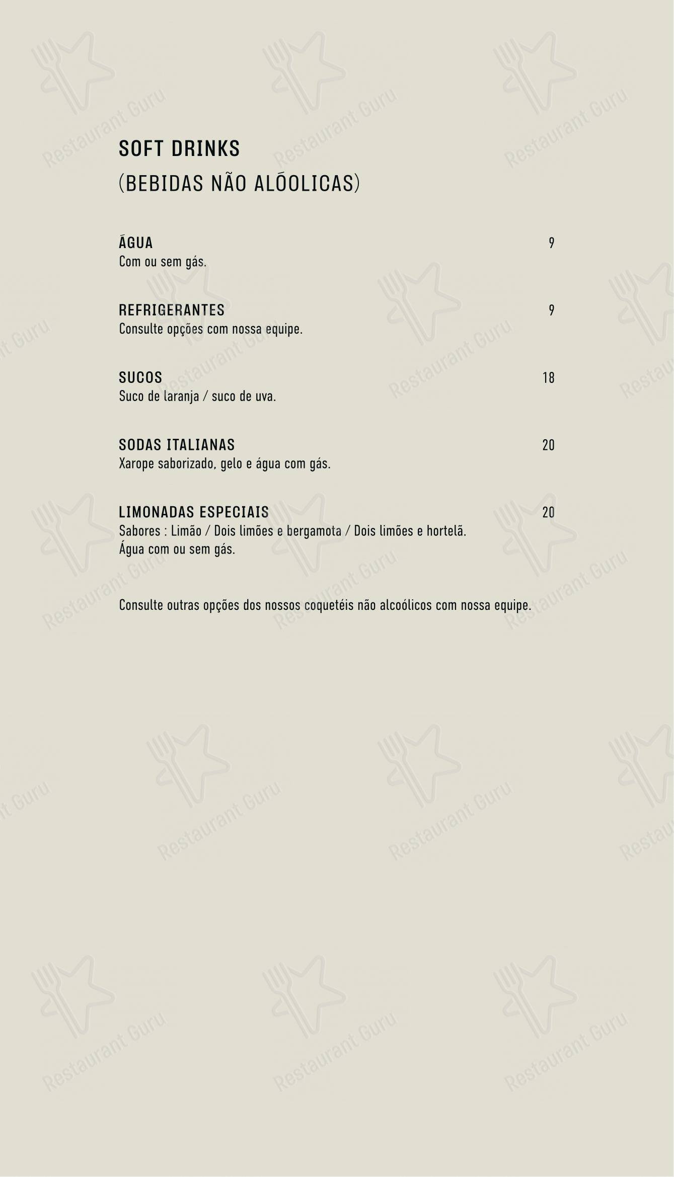 Vinolab - Menu