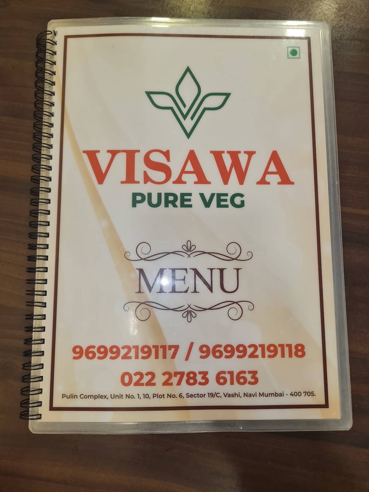 Visawa Pure Veg menu