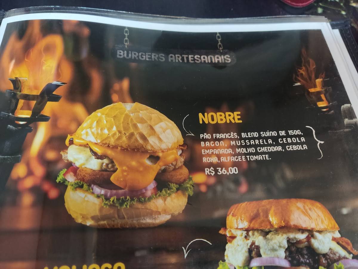 Fire Burger cardápio