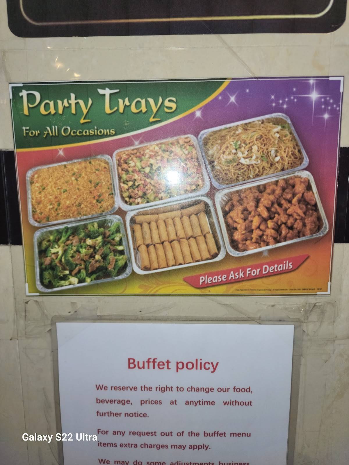 Menu at W Spoon Buffet restaurant, Victorville