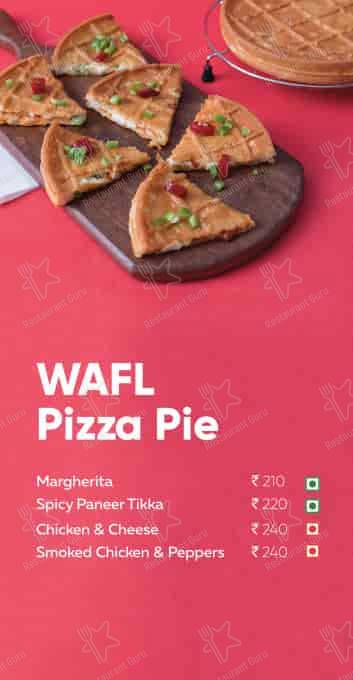 Wafl (Waffles In Amritsar) menu