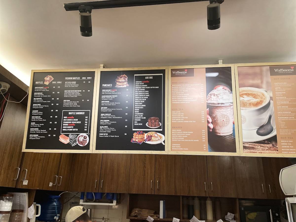 Wafflesome menu