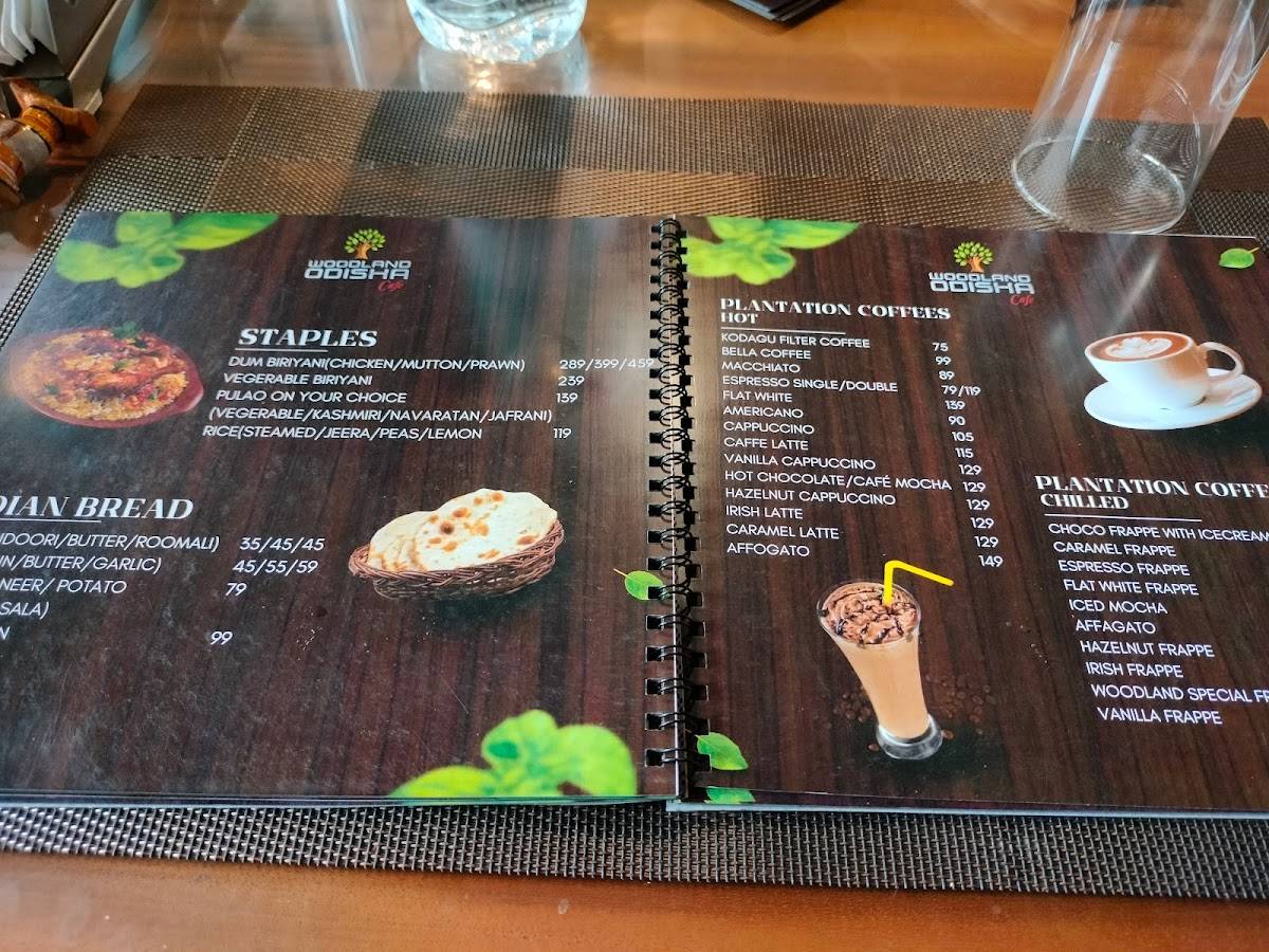 Woodland Odisha Restaurant and Convention menu