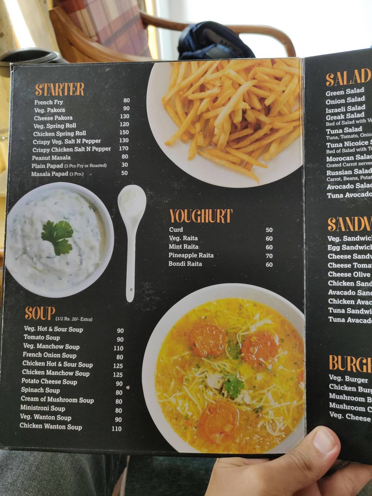 World Peace Cafe menu