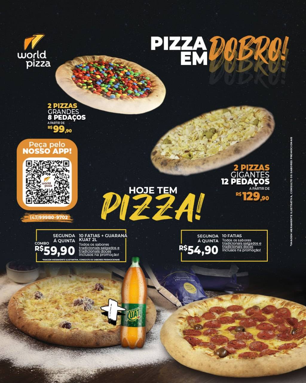 World Pizza cardápio