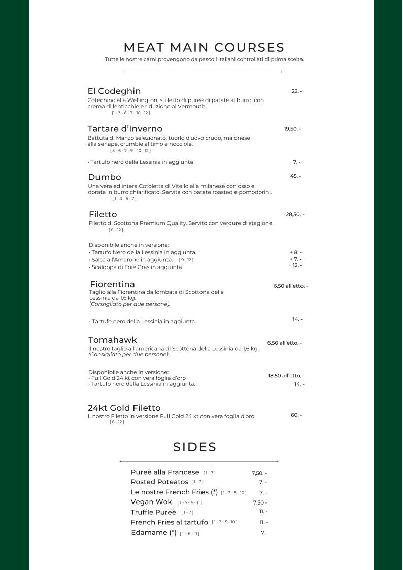 Menu di Yard Restaurant 