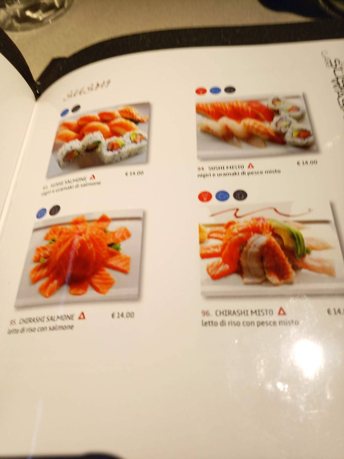 Menu di Yoshi 