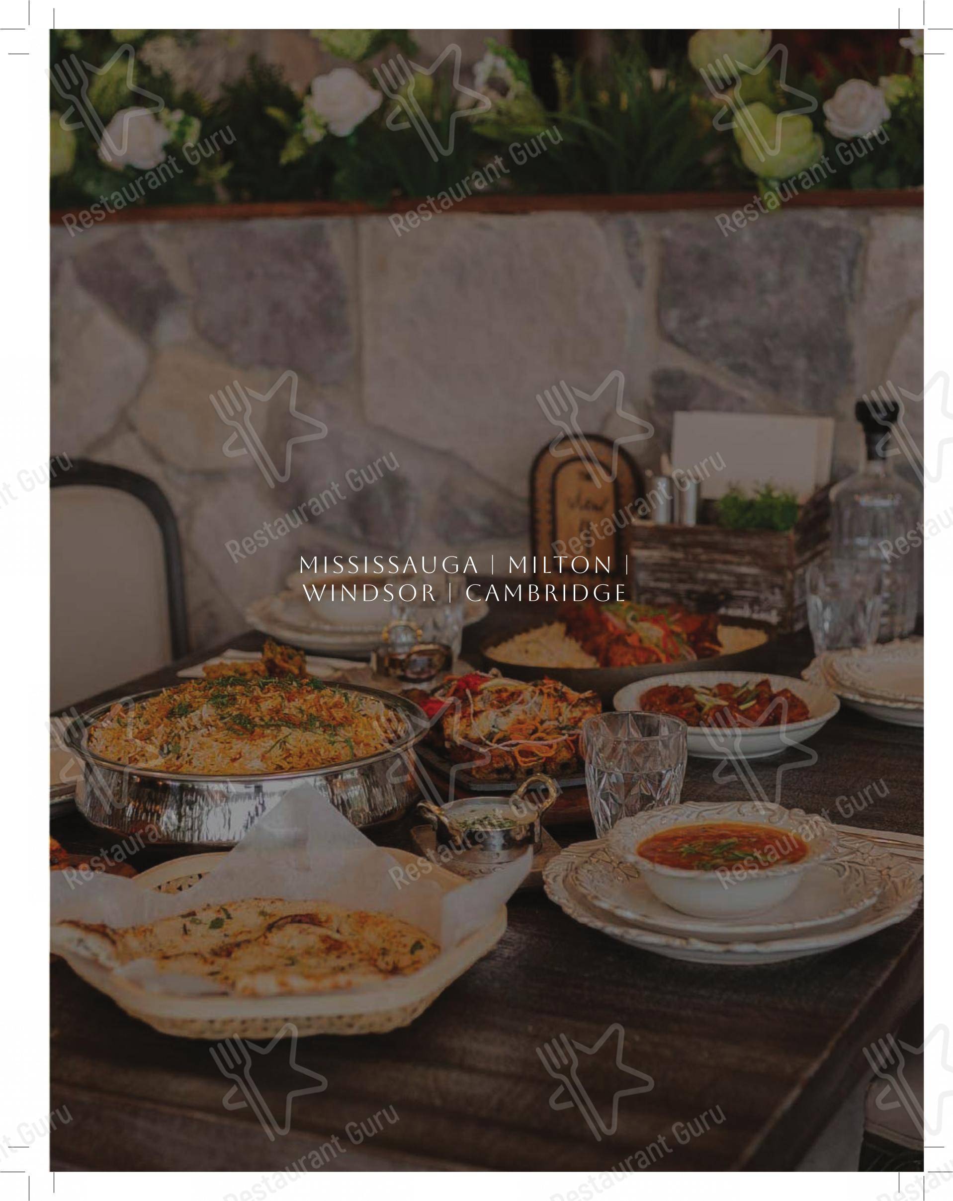 Menu pour Zauq Mississauga - Halal Pakistani, Indian & Hakka Cuisine dans Mississauga