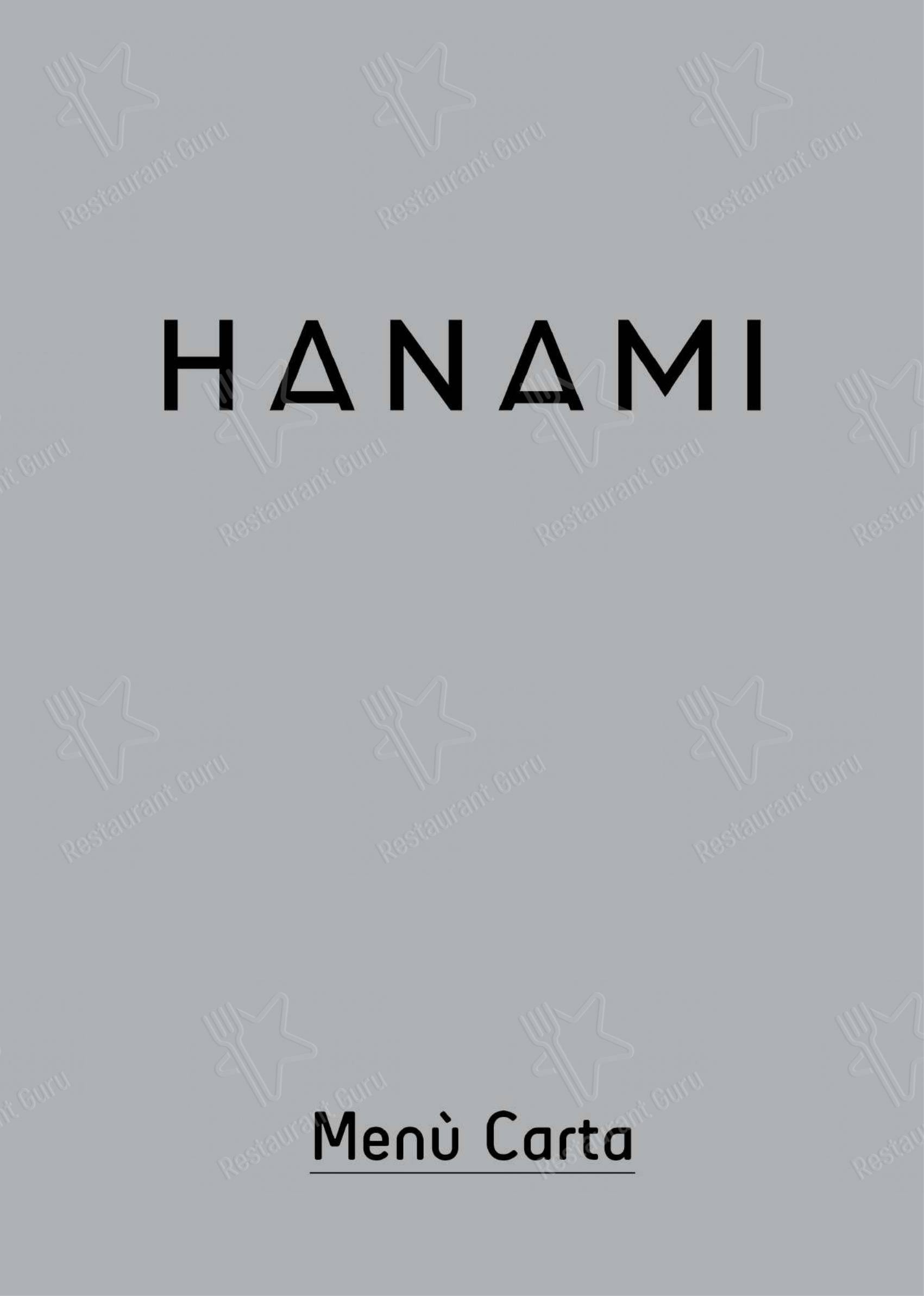 Menu di Hanami Asian Fusion - Menu
