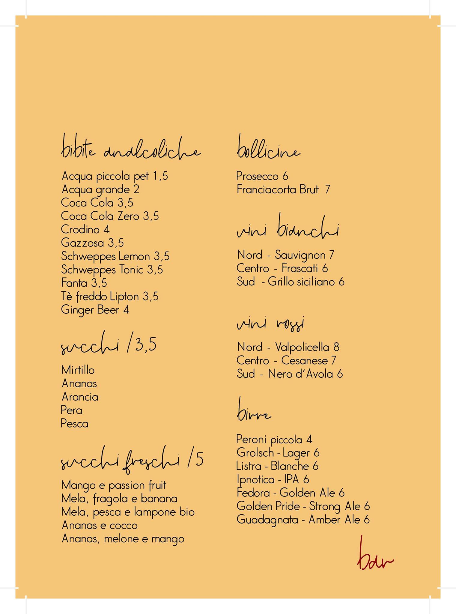 Menu di Magasin 