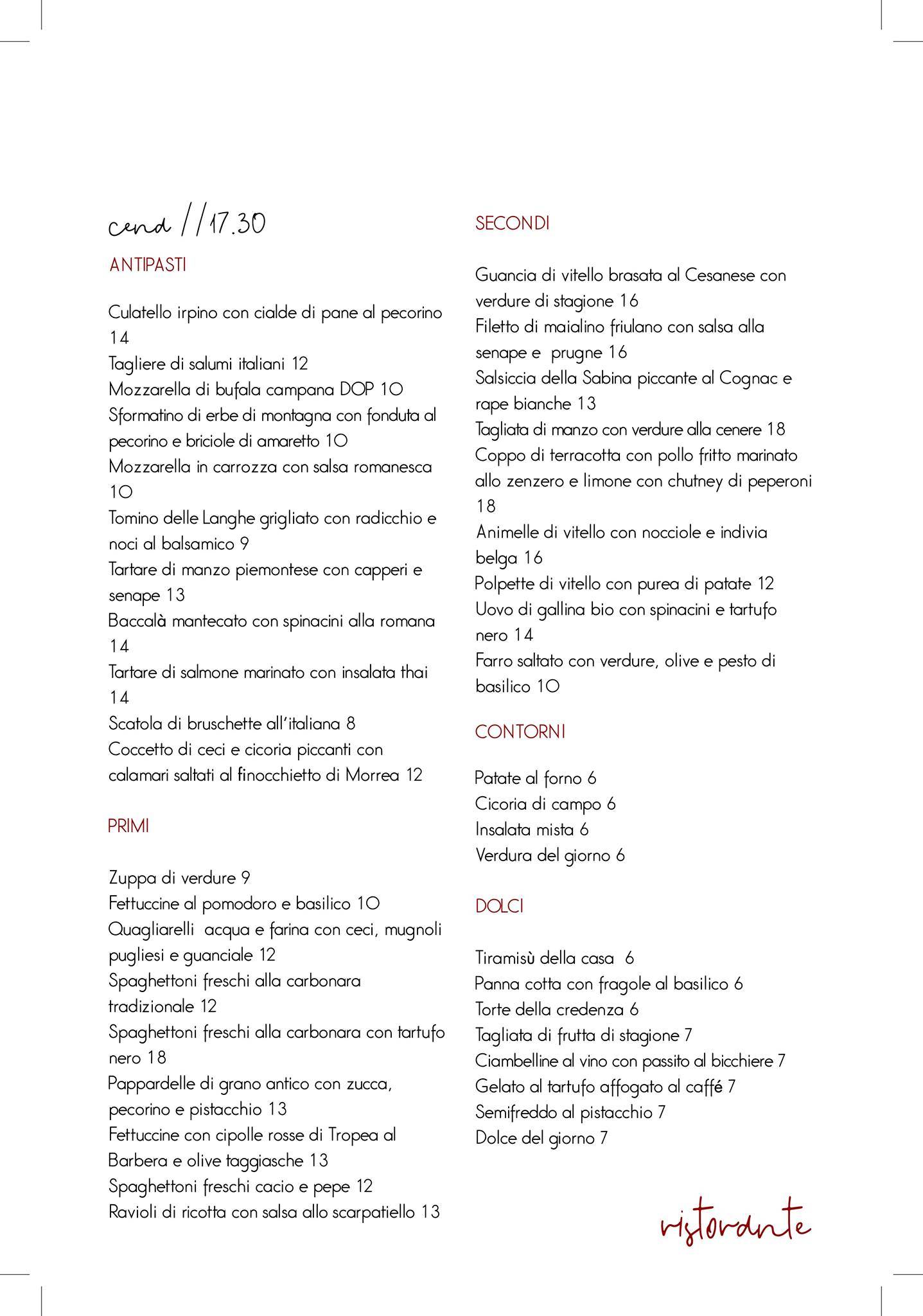 Menu di Magasin 