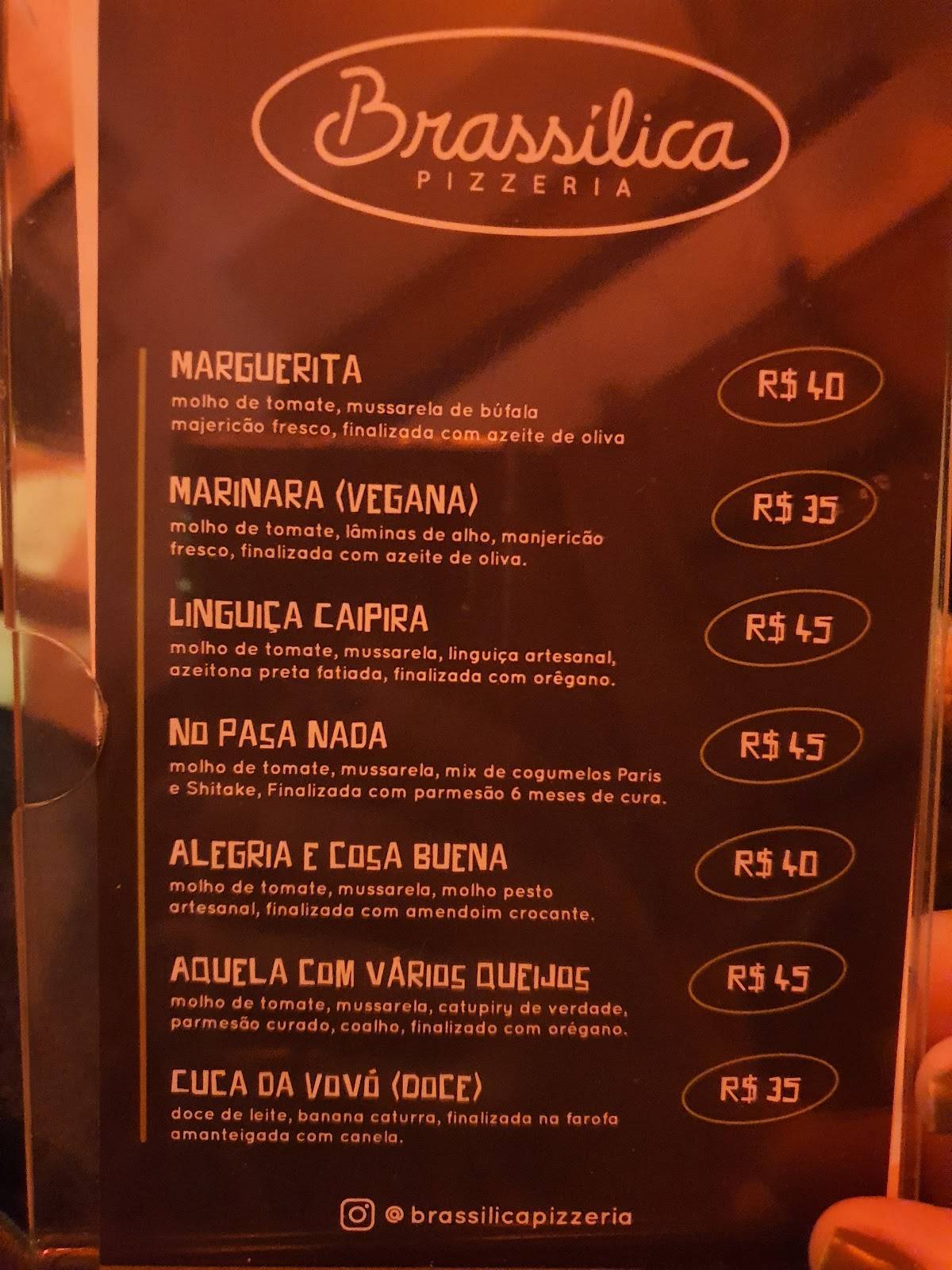 Âmbar Curitiba cardápio