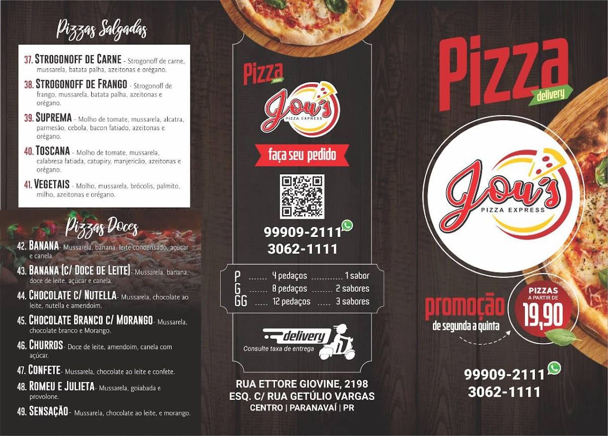 Medellin Bar e Pizzaria cardápio