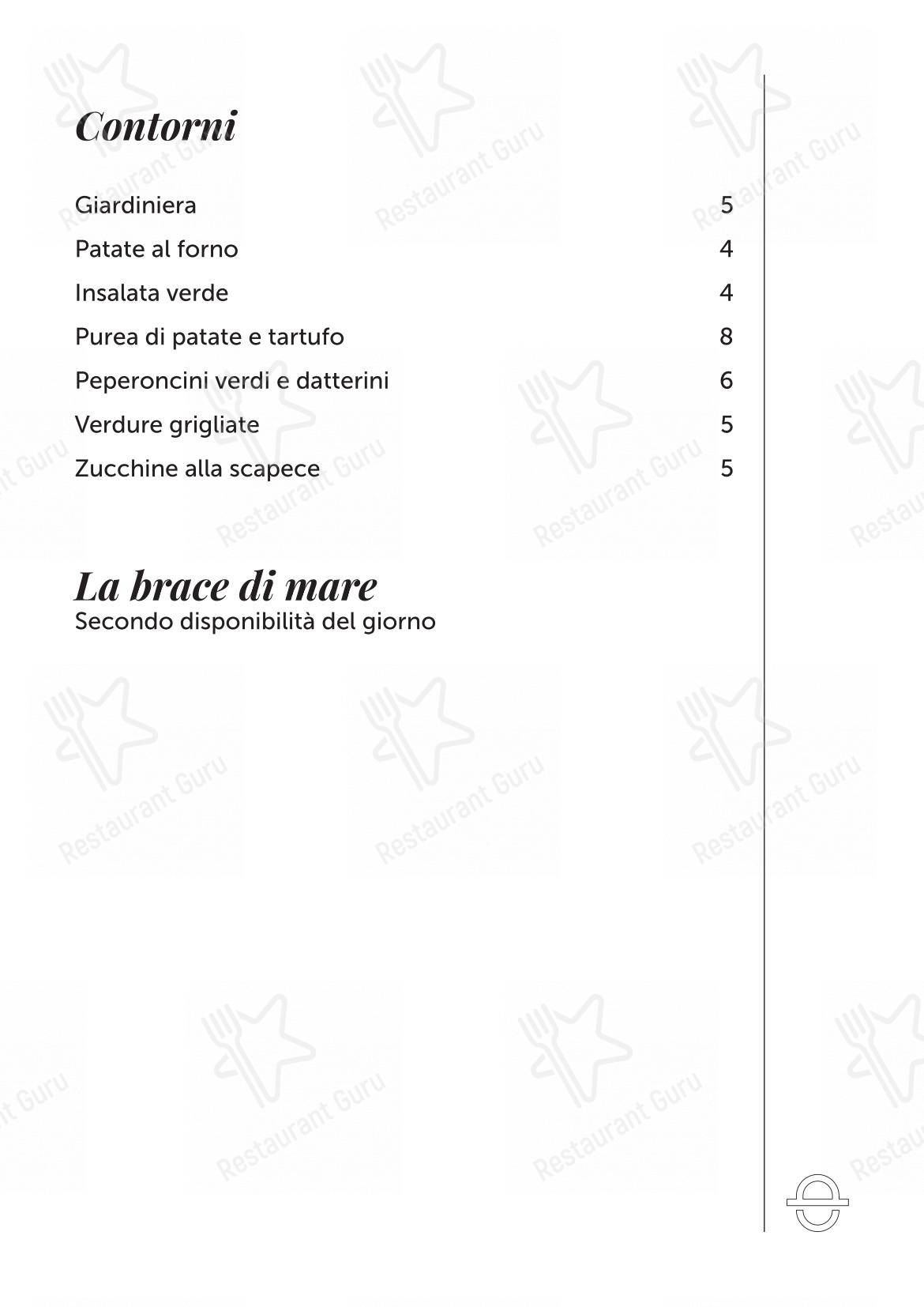 Menu per Bertie's Bistrot in Nola