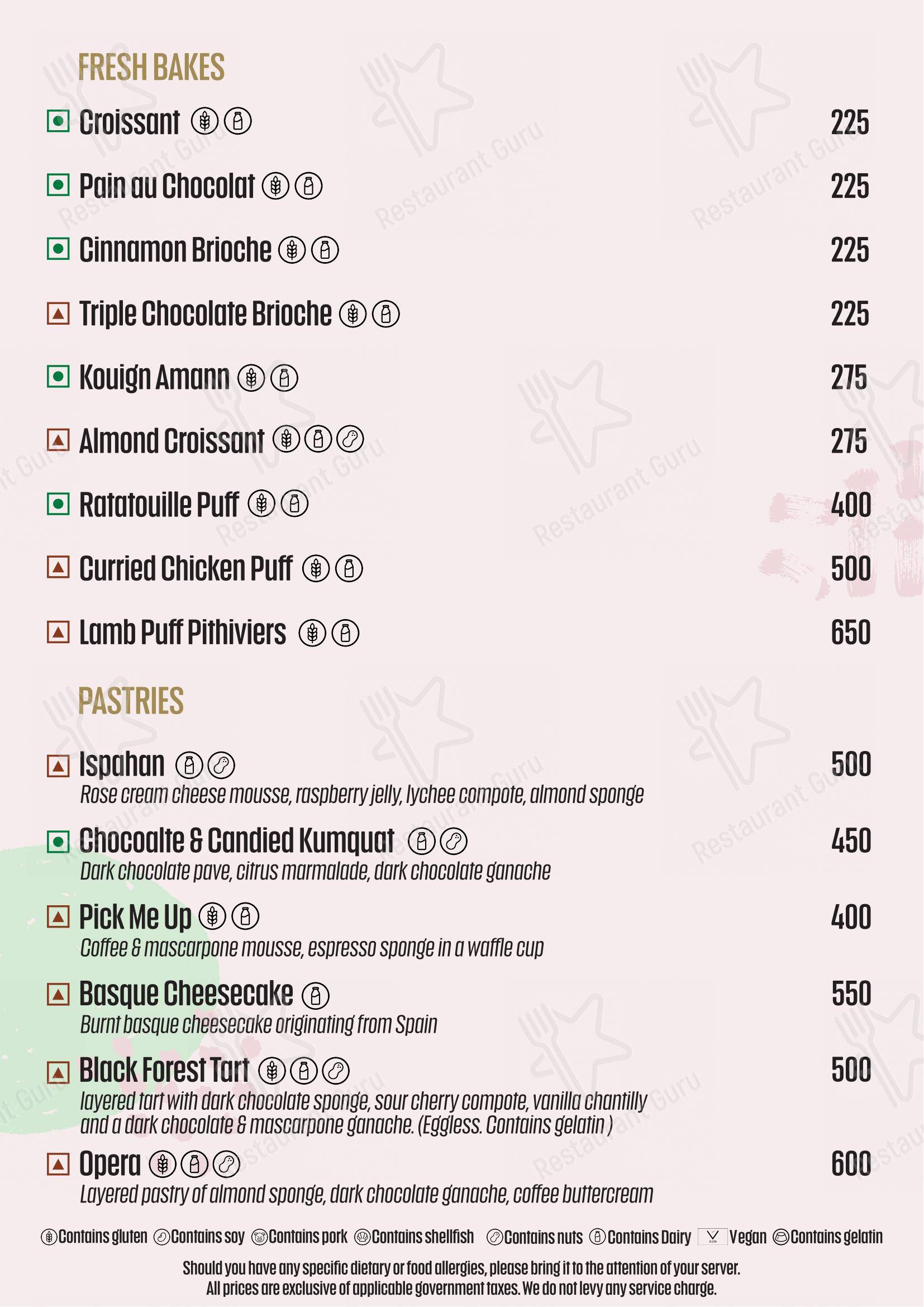 COU COU by Oberoi in Mumbai - Menu