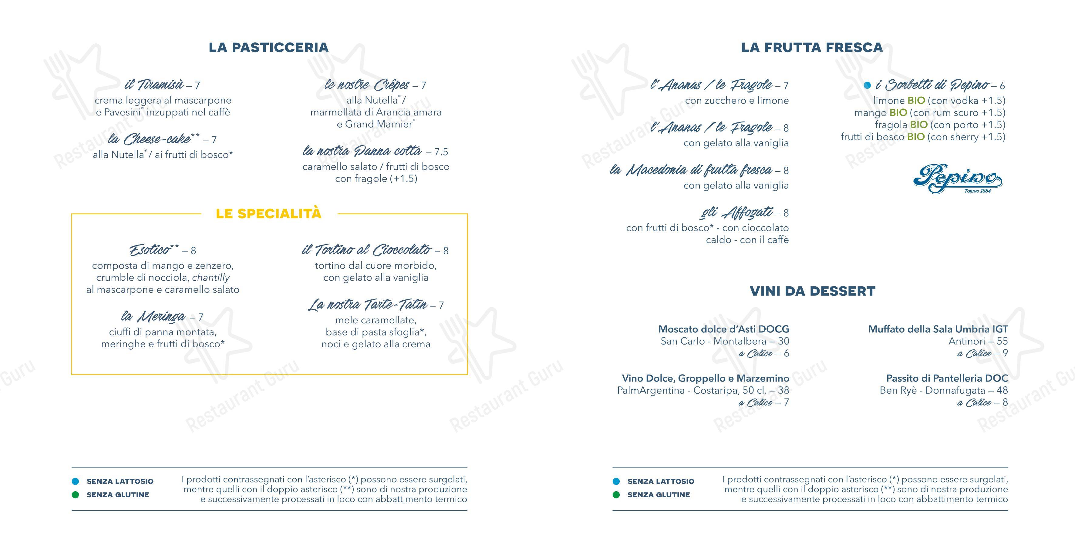 Menu di Clapsy Alassio - Детское